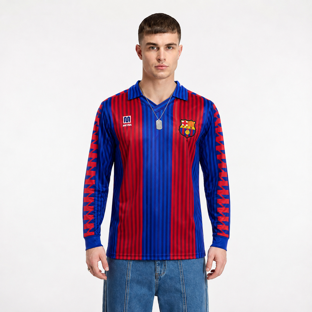 Camisa FC Barcelona Retrô 1991/1992 I Manga Longa