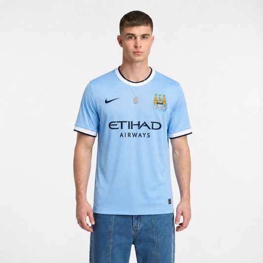 Camisa Manchester City Retrô 2013/2014 I Torcedor