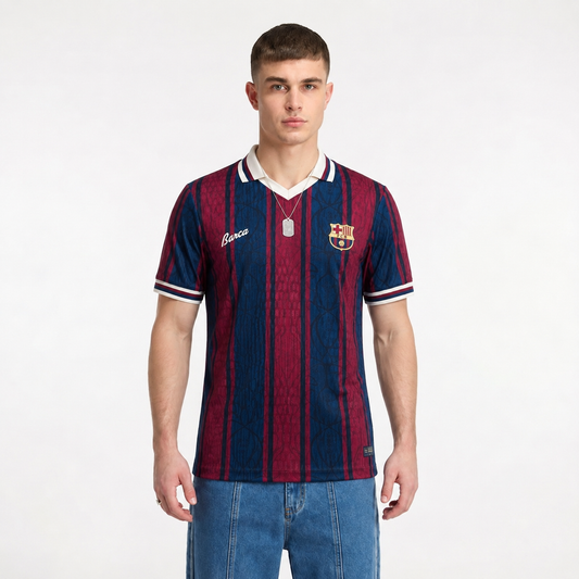 Camisa Retrô Barcelona Edição Comemorativa 125 Anos