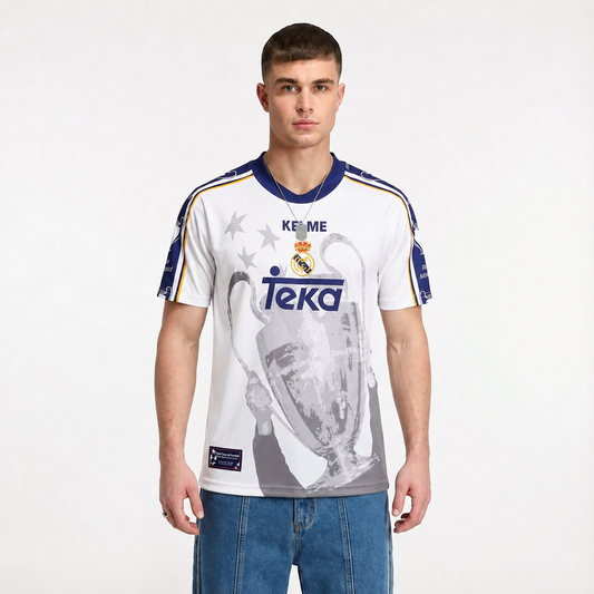 Camisa Real Madrid Edição Comemorativa 7 Champions League 1997/98