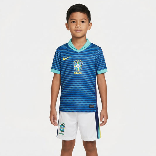 Conjunto Infantil Nike Brasil 2024/25 II