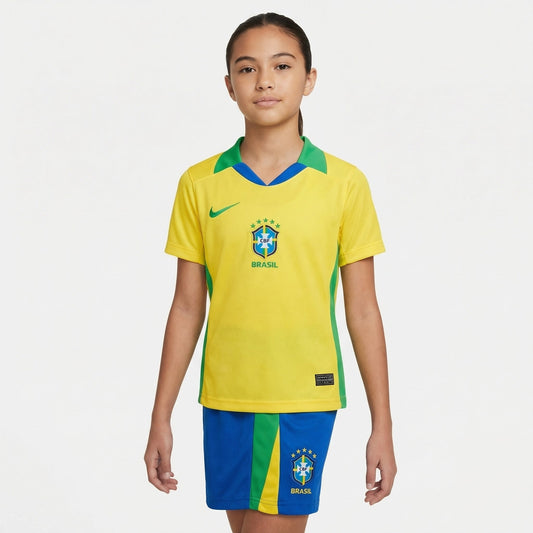 Conjunto Infantil Nike Brasil Feminino 2023/2024 I